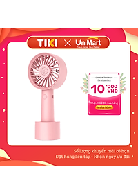 Quạt Mini Khuếch Tán Hương Liệu Cầm Tay Damas QX01 - Thiết Kế Chân Đế Quạt Để Bàn Tiên Lợi Tặng Kèm Dây Sạc - Pin Khủng 2000 mAh Với 3 Mức Độ Gió Lan Tỏa Hương Thơm  - Hàng Chính Hãng