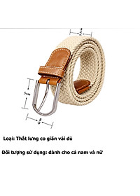 Thắt Lưng Co Giãn U863 US ARMY, Mặt Khóa Truyền Thống Chất Liệu Thép Sáng Bóng Không Ghỉ Thiết Kế Thời Trang, Dùng Cho Cả Nam Và Nữ- HÀNG CHÍNH HÃNG