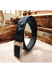 Thắt lưng da cá sấu có gù rất đẹp. DA CÁ SẤU THẬT 100%. Kích thước chuẩn 3.5x120cm phù hợp với cả quần tây và quần jean