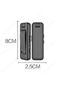 SOAIY Máy Ghi Âm Hỗ Trợ Quay Video Full HD 1080 Xoay 180 Độ Tầm Nhìn Ban Đêm Voice Recorder D3 - Hàng Nhập Khẩu