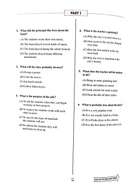 Practice Test for the Toefl Junior Standard Test