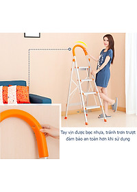 Thang nhôm tay vịn khung INOX Nikita NKT-IN6