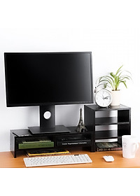 Kệ sách gỗ để bàn kệ sách mini SMLIFE Andrea