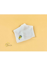 Khăn Tay Lụa Thêu SenSilk Hoa Phượng Vĩ – Quà Tặng Tuổi Học Trò, Embroidered Handkerchief Silk