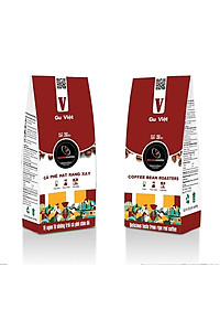 Cà Phê Rovina Gu Việt-  Pha Máy -  Gói 250gr ( Nguyên Hạt)  Mùi Thơm Quyến Rũ, Đậm Đà Đúng Chuẩn Gu Việt.