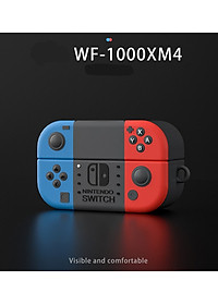 Case Silicon cho Sony WF-1000XM4 Hình Máy Game Switch Kèm Móc Treo_ Hàng Chính Hãng