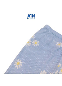 Quần Legging dài bé gái họa tiết Cúc xanh thun gân - AICDBGVDEVI1 - AIN Closet