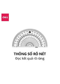 Bộ Thước Kẻ Eke Đa Năng 4 Món Đóng Túi Bộ Dụng Cụ Học Tập Cho Bé - EH657