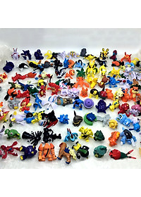 Bộ sưu tập mô hình đồ chơi Pokemon 48 chi tiết không trùng anime chibi vui nhộn, dễ thương cho bé nhập vai, trang trí - Hàng chính hãng