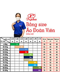 Đồng phục đoàn viên thanh niên Việt Nam dành cho nữ có chiết 4 ben eo, tay dài và tay ngắn, thêu logo cờ đỏ sao vàng