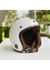 Mũ Bảo Hiểm 3/4 RONA R8 Freesize Vòng Đầu 55-59cm - Hàng Chính Hãng