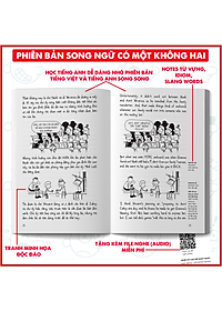 Nhật Ký Chú Bé Nhút Nhát tập 19 song ngữ & tiếng Việt - Diary of a Wimpy Kid: Hot mess, tặng file nghe & note từ vựng