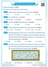 Combo Đề Kiểm Tra Toán, Tiếng Việt Lớp 3 - Kết Nối Tri Thức - Học kì 2