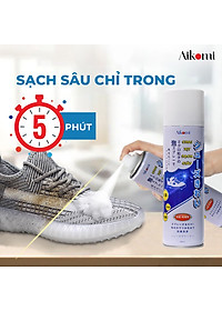 Nơi bán Chai xịt tạo bọt vệ sinh giày Aikomi cao cấp - 300ml