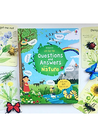 Sách tương tác tiếng Anh - Usborne Lift the Flap Questions and Answers about Nature