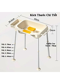 Chậu Gội Đầu Tại Giường Kèm Chân KUNBE Tặng Lược Massage Và Cốc Gội Đầu