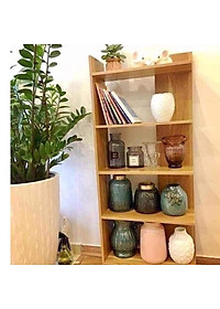 GIAO HỎA TỐC Kệ sách gỗ 5 tầng - kệ góc tường đa dụng - gỗ MDF