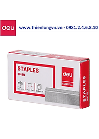 Lốc 10 hộp ghim dập 24/6 Deli - 0012N