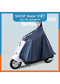 Áo Mưa Trùm Đầu Kiểu Poncho Không Che Đèn Xe