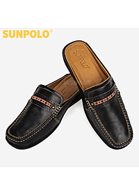 Dép Sabo Nam Da Bò SUNPOLO SUSB002
