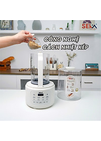 (Phiên Bản Mới) Máy Làm Sữa Hạt Đa Năng 1,5L SEKA E600 Chống Trào, Chống Ồn, 8 Chức Năng - Hàng Chính Hãng