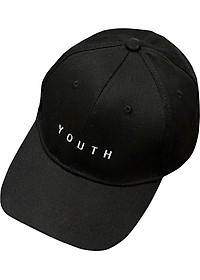 Nón kết chữ Youth NK439 (Màu Đen, Free Size)