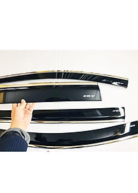 Vè che mưa xe Honda CRV 2018-2022 chỉ inox cao cấp