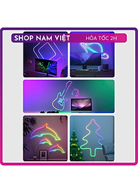 Dây Led Neon RGB Đuổi 5V Điều Khiển Remote và App Điện Thoại