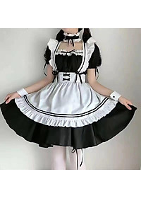 Maid Costume Maid Dresses Classic  Japanese Anime Maid Outfit S
