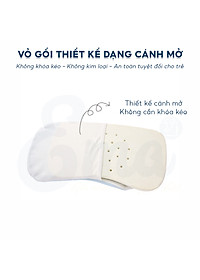 Gối cao su non trẻ em thiết kế công thái học cho bé từ 1-6 tuổi - Hàng cao cấp với ruột gối đục lỗ thoáng khí