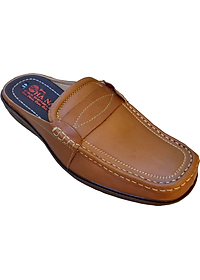 Dép Bít Mũi Nam Da Bò Thật HÀ NAM Cao Cấp GSB2032