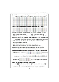 Đề Kiểm Tra Tiếng Việt 3 - Tập 1