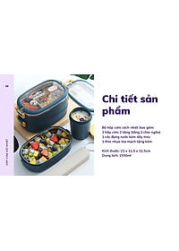 Hộp Cơm Văn Phòng Giữ Nhiệt  2 Lớp 2 Tầng Tiện Lợi Kèm Hộp Đựng Canh Soup và Bộ Đũa Thìa INOX – Chất Liệu INOX304An Toàn Cho Sức Khỏe – Hàng Chính Hãng MINIIN- Tặng Túi Đựng Cơm