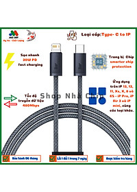 Cáp sạc nhanh siêu bền C to IP Baseus Dynamic Series FAST CHARGING DATA CABLE 20W dùng cho IP 13,12,... - Hàng chính hãng