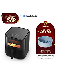 Nơi bán Nồi Chiên Không Dầu Locknlock Visible Air Fryer CUBE EJF996BLK (5.5 Lít)