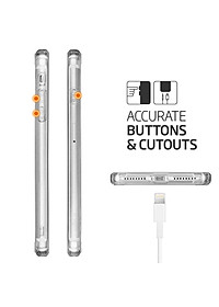 Ốp lưng silicon chống sốc cho iPhone 7 Plus / iPhone 8 Plus hiệu Likgus Crashproof (siêu mỏng, chống chịu mọi va đập) - Hàng nhập khẩu