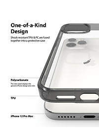 Ốp lưng chống sốc hàng hiệu Ringke Fusion cho iPhone 12 series - Hàng nhập khẩu