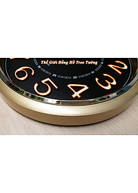 Đồng Hồ Treo Tường Cao Cấp DẠ QUANG KIM TRÔI EASTAR - Số Nổi 3D Tròn Cổ Điển 31cm - Tặng Pin Maxell - BH 1 Năm