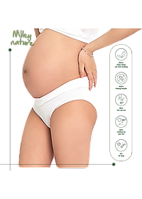 Quần Lót Bầu Cạp Chéo Vải Sợi Thiên Nhiên Cao Cấp Miley Nature Miley Lingerie PRB0200