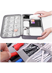 Túi Đựng Phụ Kiện Công Nghệ Chống Nước, Chống Sốc Cao Cấp – Chọn Màu - Túi Bảo Vệ Phụ Kiện Điện Thoại Máy Tính Bảng Laptop Tai Nghe Cáp Sạc Củ Sạc Pin Dự Phòng Chính Hãng Dododios