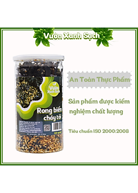 Rong biển cháy tỏi 100G / Không cay không ớt / Thương hiệu Vườn Xanh Sạch