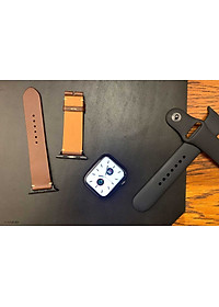 Dây Đeo Apple Watch 49mm 46mm 45mm 44mm 42mm, Chất Liệu Da Bò Cao Cấp, Phong Cách Vintage Hoài Cổ, Tương Thích Các Phiên Bản Series Ultra2/Ultra/SE2/SE/10/9/8/7/6/5/4/3/2/1