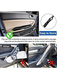 Ô che nắng, chắn tia UV kính lái ô tô đa năng - Chất liệu: (vải dù) keo bạc titan - Kích thước: 80x145cm