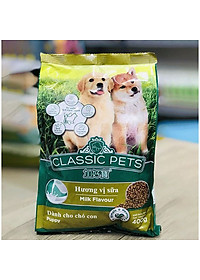 COMBO 5 GÓI Thức Ăn Hạt Khô Dành Chó Con Hương Vị Sữa Classic Pets Milk Flavour 400g