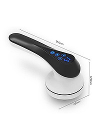 Máy massage bụng cầm tay 8 đầu pin sạc Puli PL-665DC thế hệ mới