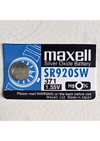 Pin Maxell Nhật Bản SR920SW / 371 / G6 Hàng Chính Hãng Made in Japan