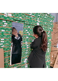 GƯƠNG DÁN TƯỜNG TOÀN THÂN 110x40cm – Gương Mềm Không Vỡ, Dán Tường Siêu Dính Decor Phòng Ngủ - HÀNG CHÍNH HÃNG MINIIN