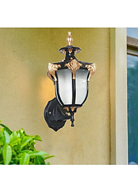 Đèn tường LEWEN phong cách sang trọng trang trí nội, ngoại thất cao cấp - kèm LED 3 màu (0153).