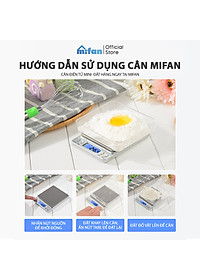 Cân Điện Tử Mini Cao Cấp 2024 MIFAN 0.01g - 3kg - Nhỏ Gọn, Siêu Chính Xác, Thép Không Gỉ, Màn LCD -Tặng 2 Đĩa Cân Và Pin