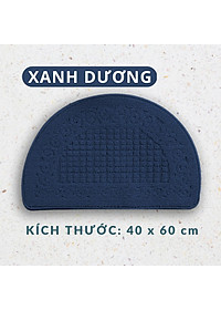 Thảm Chùi Chân Vải Hình Bán Nguyệt TOKDODO Chống Trượt Cao Cấp.